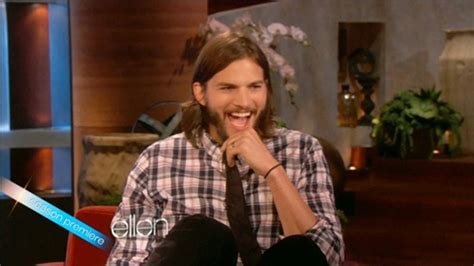 Ashton Kutcher Strips Down on Ellen DeGeneres Show